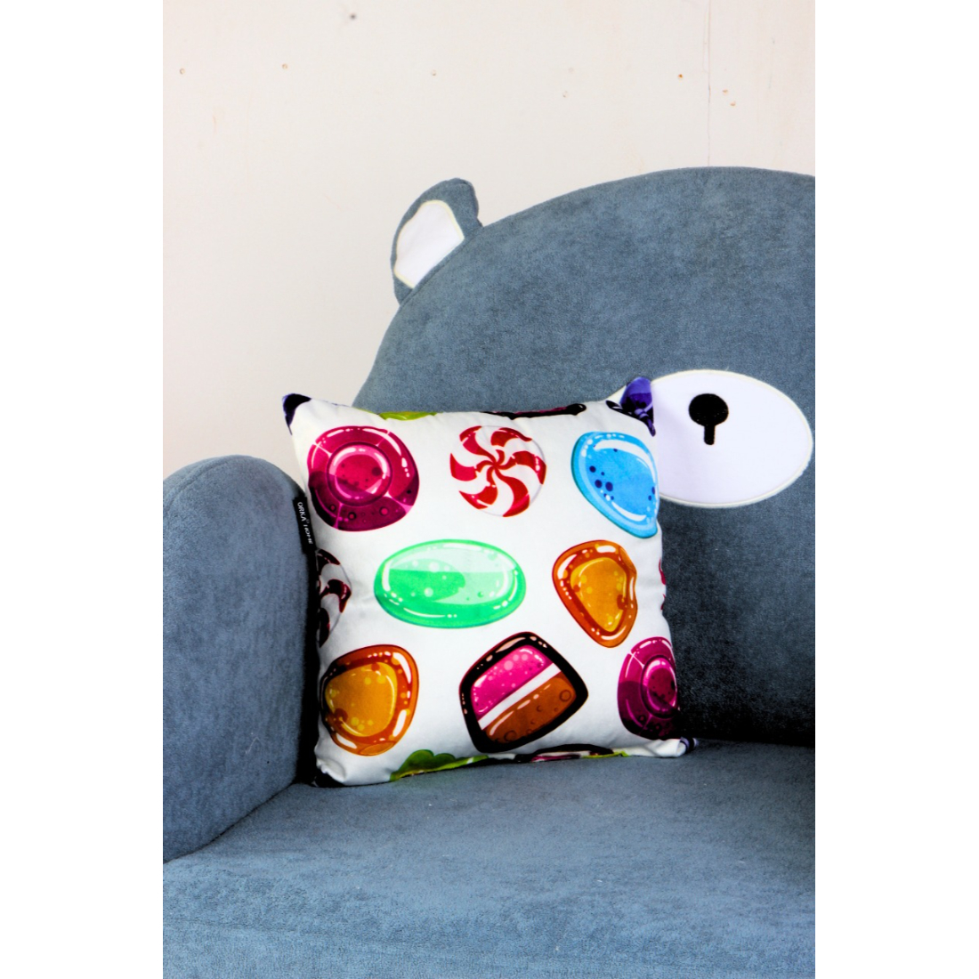 Orka Kids Filled Cushion Printed 12x12 (D19)